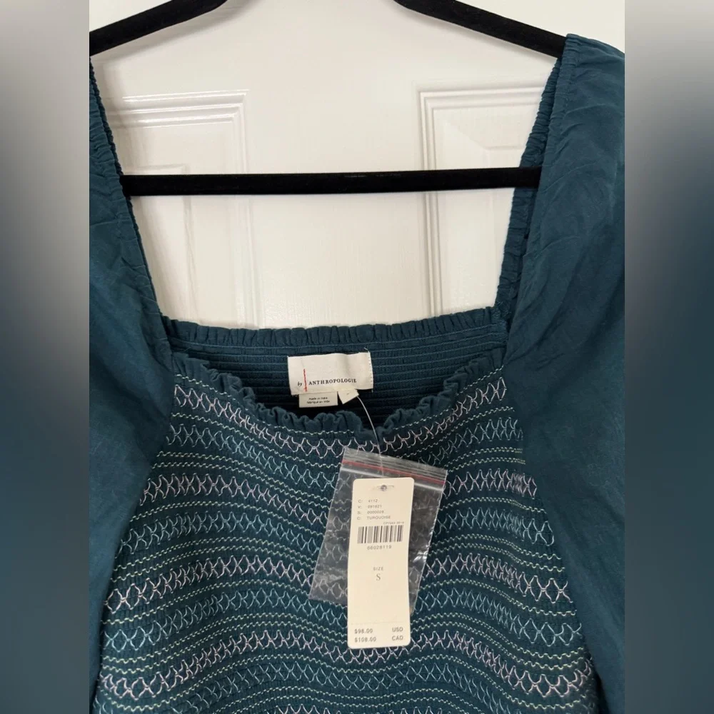 Anthropologie Smocked Blouse - Picture 4 of 9